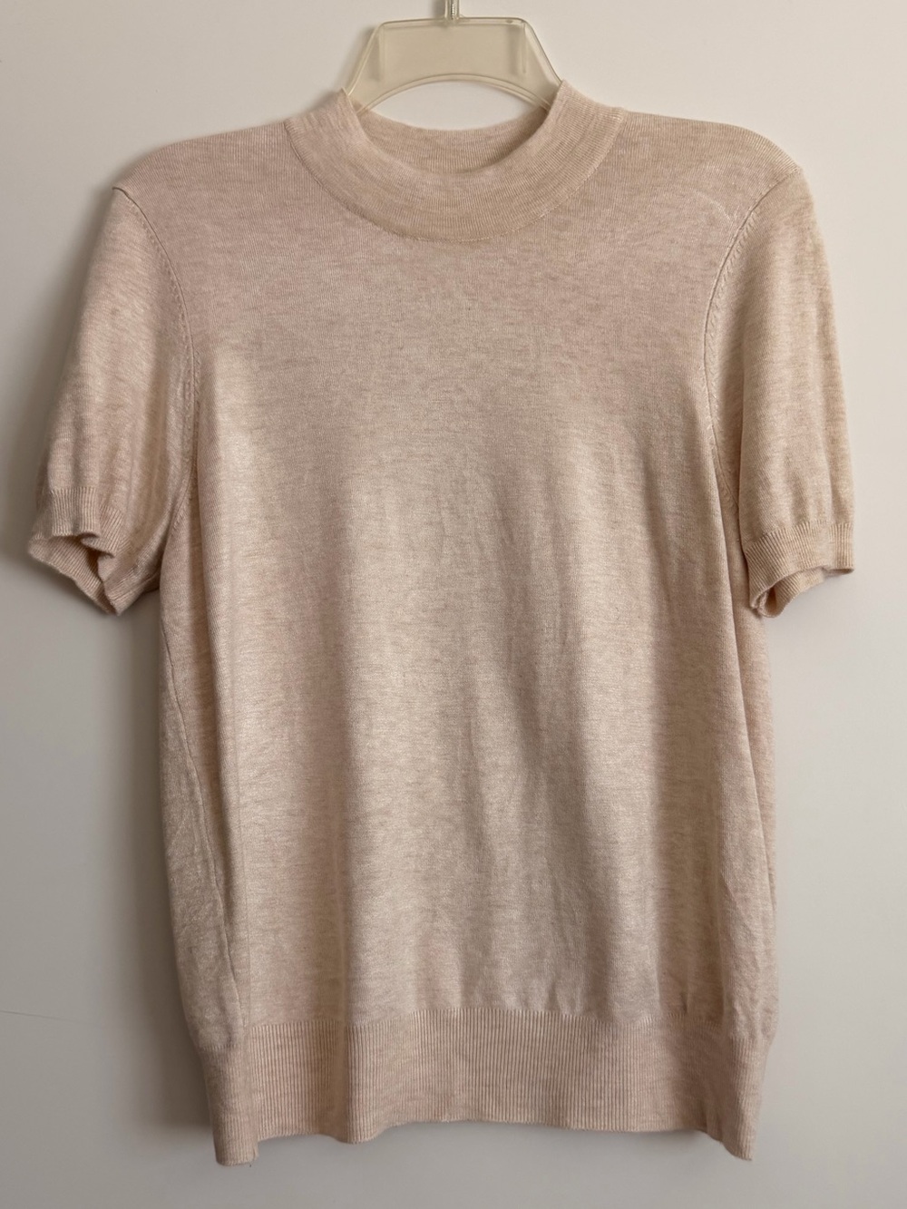 Stitch + Feather High Neck Top